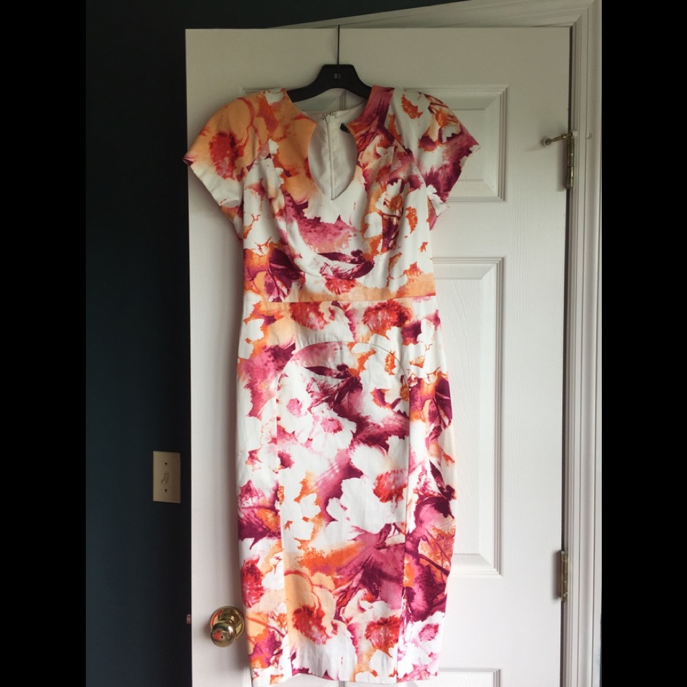 Black Halo day dress, size 8 US